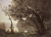 Corot Camille Memory of Mortefontaine china oil painting reproduction